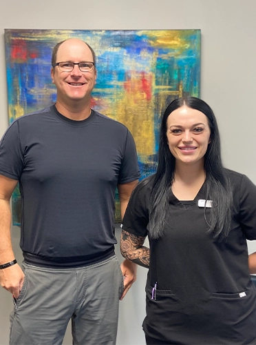 Chiropractor Omaha NE Eric Hinze With Maddie